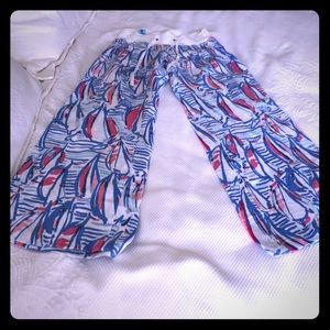 Lily Pulitzer linen beach pants
